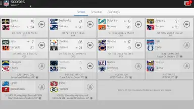 Capture d'écran de NFL Mobile 16