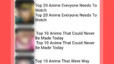 Capture d'écran de Anime tv 4