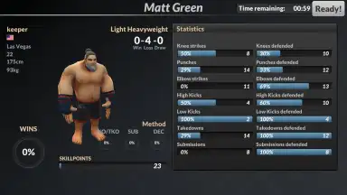 Capture d'écran de MMA Manager 3