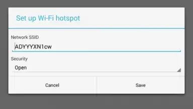 Capture d'écran de Portable Wi-Fi hotspot 2