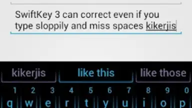 Capture d'écran de SwiftKey 3 Keyboard Free 1