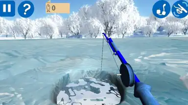 Capture d'écran de Winter Fishing 3D 7