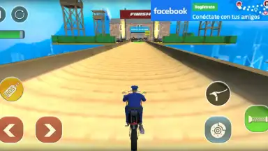 Capture d'écran de Police Bike Stunts Games 2