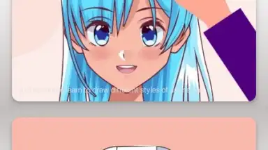 Capture d'écran de Learn to draw anime 2