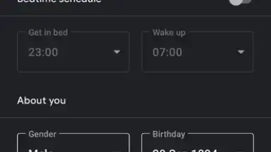 Capture d'écran de Google Fit 4