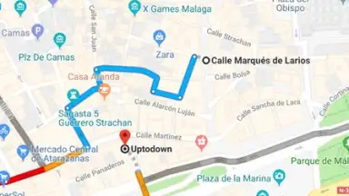 Capture d'écran de Google Maps Go 6