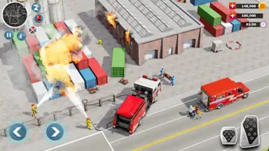 Capture d'écran de Firefighter :Fire Brigade Game 2