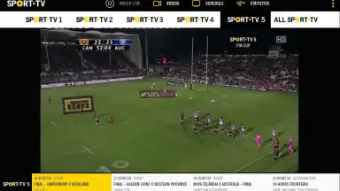 Capture d'écran de SPORT TV 7