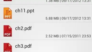 Capture d'écran de SE File Manager 4
