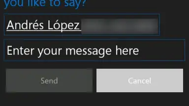 Capture d'écran de Cortana 1