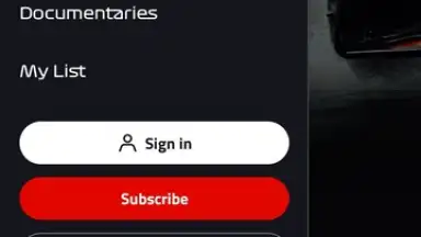 Capture d'écran de F1 TV 8
