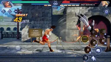 Capture d'écran de The King of Fighters ARENA 4