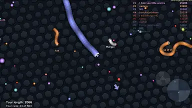 Capture d'écran de slither.io 11