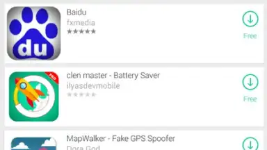 Capture d'écran de 1Mobile Market Lite 1