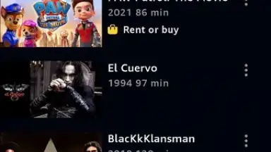 Capture d'écran de Prime Video 2