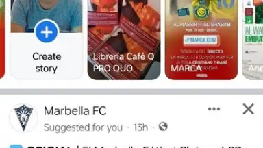 Capture d'écran de Facebook 6
