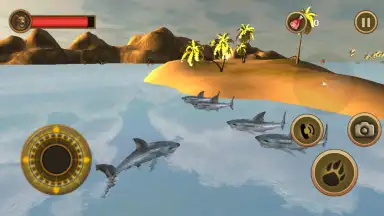 Capture d'écran de Great White Shark Survival 4