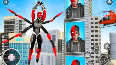 Capture d'écran de Black Spider Rope Superhero 8