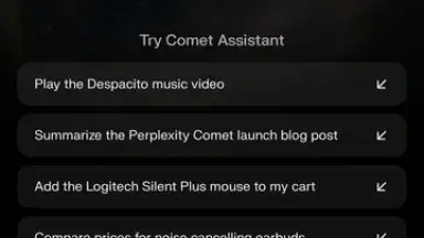 Capture d'écran de Comet Browser 17