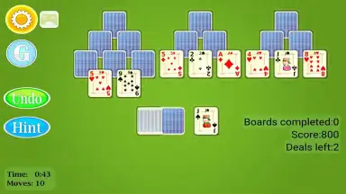 Capture d'écran de TriPeaks Solitaire Mobile 2