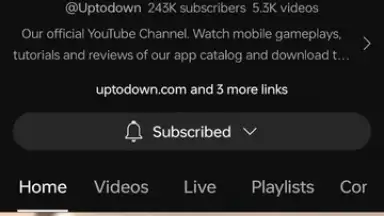 Capture d'écran de YouTube 1