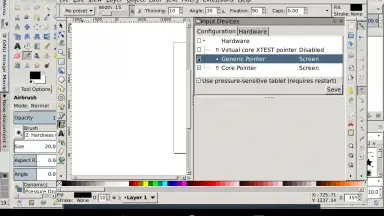 Capture d'écran de GIMP Inkscape 2