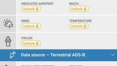Capture d'écran de Flightradar24 17