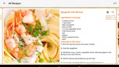 Capture d'écran de Pasta Rezepte 8