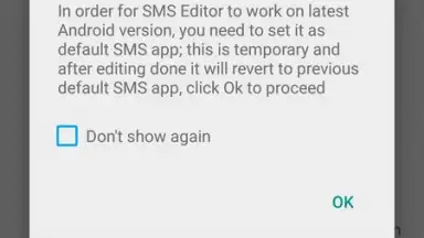 Capture d'écran de SMS Editor 3