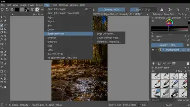 Capture d'écran de Krita 3