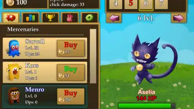 Capture d'écran de Fantasy Clicker 4