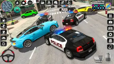 Capture d'écran de Police Thief Games: Cop Sim 3