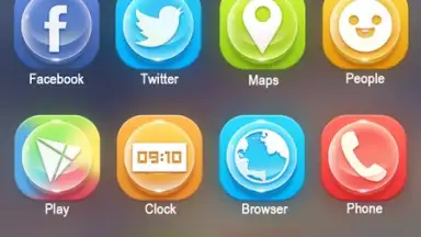 Capture d'écran de Clean GO Launcher Theme 2