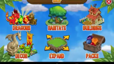 Capture d'écran de Dragon City Mobile 2