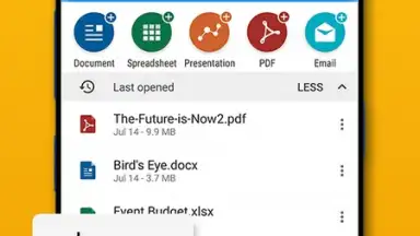 Capture d'écran de MobiOffice 5