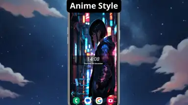 Capture d'écran de Anime launcher KawaiDroid 1