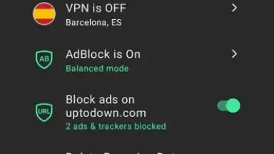 Capture d'écran de AVG Browser 4