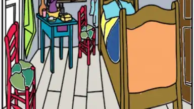Capture d'écran de Vincent van Gogh Coloring Book 17