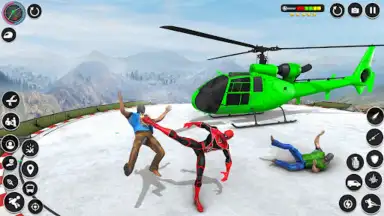 Capture d'écran de Spider Rope Hero - Crime Game 2