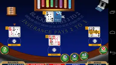 Capture d'écran de Блэкджек! 17