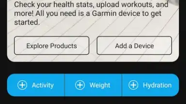 Capture d'écran de Garmin Connect 14