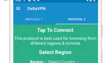 Capture d'écran de Delta VPN 9