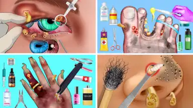 Capture d'écran de ASMR Doctor: Hospital Games 1