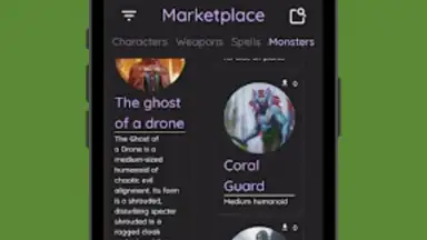 Capture d'écran de DnCreate - DnD 5e sheet 4