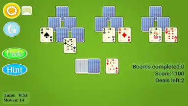 Capture d'écran de TriPeaks Solitaire Mobile 12
