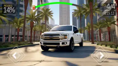 Capture d'écran de Offroad Prado Parking Car Game 8