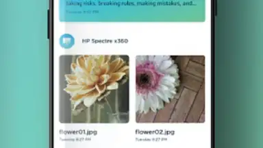 Capture d'écran de HP QuickDrop 2