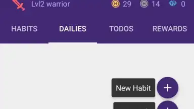 Capture d'écran de Habitica 3