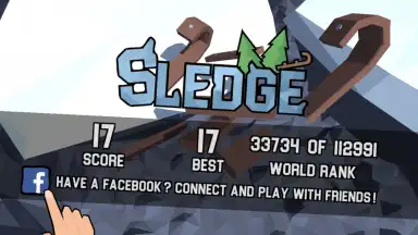 Capture d'écran de Sledge: Snow Mountain Slide 2