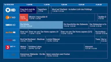 Capture d'écran de dream Player IPTV for Android TV 1
